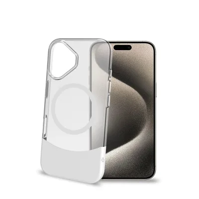 CELLY MAGDUAL MAGSAFE COVER IPHONE 16 WH MAGDUAL1078WH