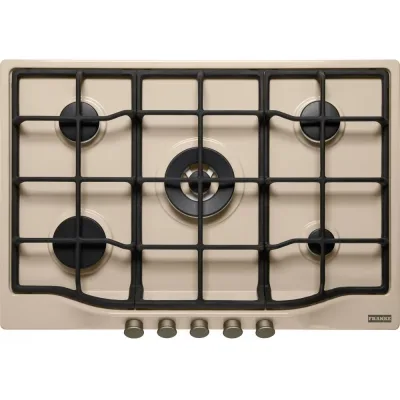 PRONTA CONSEGNA - Franke: Piano cottura a gas Country 750 FCH 755 4G TC C 106.0696.853 finitura avena da 75 cm