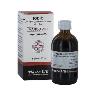 Iodio 7% +5% Soluzione Alcolica Cutanea 50Ml