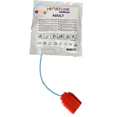 Elettrodi Adulti per Defibrillatore Semiautomatico HEARTLINE AED ASELSAN
