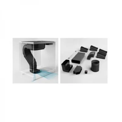 Elica: Kit installazione filtrante sotto zoccolo Plinth in KIT0199835 (min h6 cm)