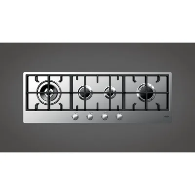 Fulgor Piano cottura a gas CPH 1124 G WK X finitura acciaio inox da 112 cm