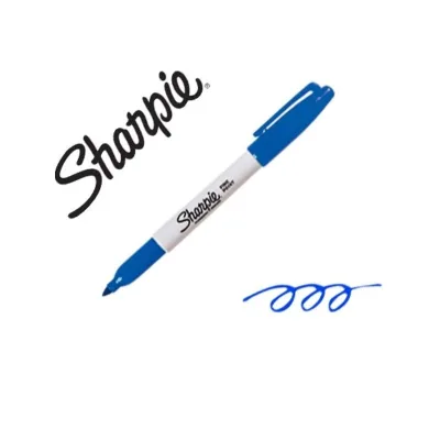 SHARPIE CF12MARCAT FINE P/TONDA BLU S0810950