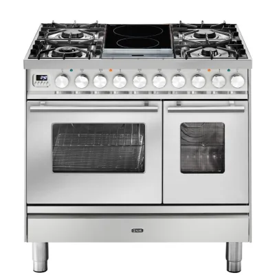 Ilve Cucina PD09W Professional Plus PD09IDWE3 doppio forno e piano cottura 4 fuochi e 2 zone induzione con dual da 90 cm - IN PROMOZIONE FINO AL 6/07
