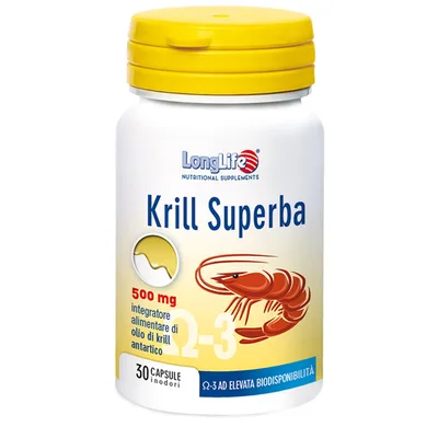 LongLife Krill Superba Integratore Alimentare 30 Capsule
