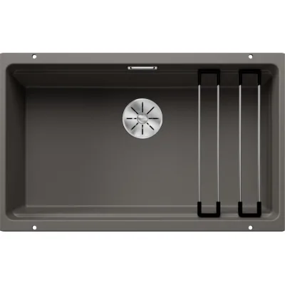 Blanco Lavello una vasca ETAGON 700-U 1527261 finitura grigio vulcano da 73x46 cm - Sottotop