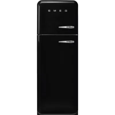 Smeg Frigorifero doppia porta con cerniere a sinistra a libera installazione FAB30LBL6 finitura nero da 60 cm - IN PROMOZIONE FINO AL 30/06