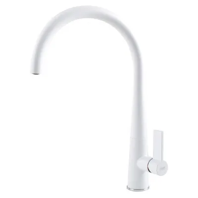 Elleci Miscelatore monocomando con canna girevole ATHENA MGKATH68 finitura G68 bianco