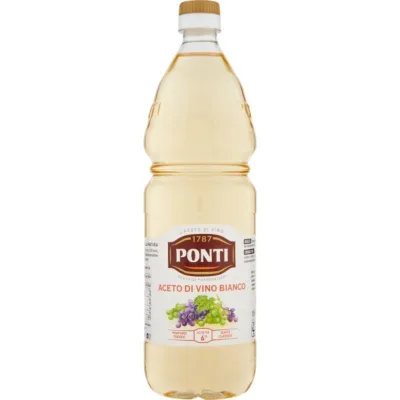 PONTI Aceto di Vino Bianco 1 lt acidità 6%