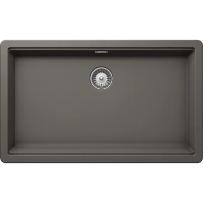 Schock Lavello una vasca GALAXY N100XLU GALN100XLU91 finitura silverstone da 72.4x43 cm