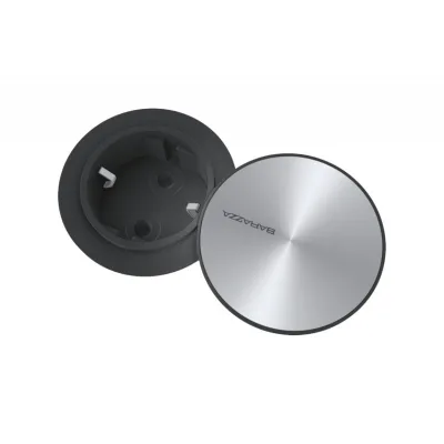 PRONTA CONSEGNA - Barazza Portaprese Smart da incasso 1PSS con presa schuko da Ø5.9 cm