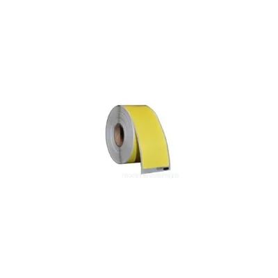 ETICHETTE ADESIVE PERMANENTE COMPATIBILE DYMO DM-11352Y DM11352Y 54mm x 25mm 500pz GIALLO