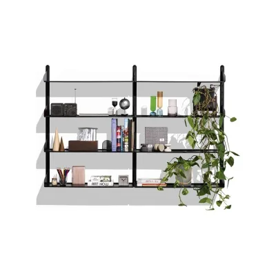 Connubia Libreria Shelfy CB6106-C6 in metallo da L. 184 cm e H. 122 cm - IN PROMOZIONE FINO ALL' 11/07