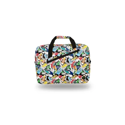 Cartella NGS Ginger Trainers per laptop da 15,6" Interno imbottito 2 scomparti e tasca esterna Design stampato