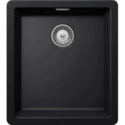 Schock Lavello una vasca GALAXY N100SU GALN100SU84 finitura nero puro da 38x43 cm