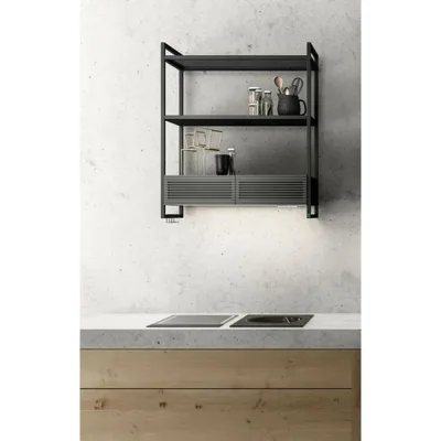 Elica Cappa filtrante a parete OPEN SUITE BLMAT/F/80 PRF0166703B finitura nero opaco da 80 cm - PROMO ATTIVA FINO AL 26/10