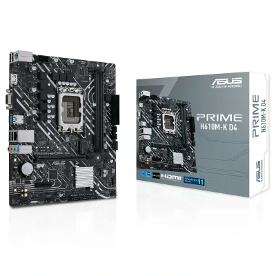 ASUS Scheda Madre PRIME H610M-K D4