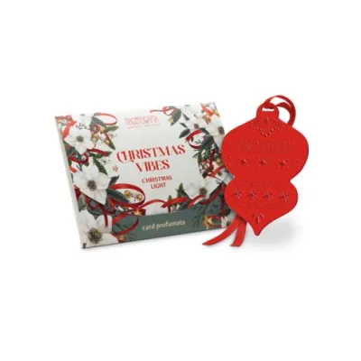 NASOTERAPIA CARD PROFUMATA CHRISTMAS LIGHT