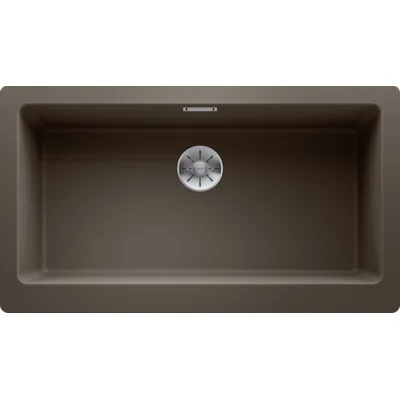 Blanco Lavello una vasca VINTERA XL 9-UF 1526108 finitura caffè da 89.6x51 cm - Filotop/Sottotop