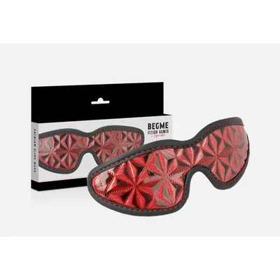 Mashera occhi Begme Fetish Games Premium Blind Mask pelle vegana PU bondage