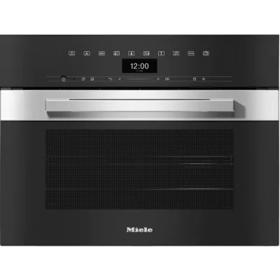 Miele Forno compatto a vapore combinato con forno tradizionale da incasso DGC 7445 HC finitura acciaio inox da 60 cm - RICHIEDERE PREVENTIVO