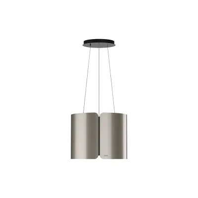 Franke: Cappa a isola Smart FSMS F42 SS/BK MATT 345.0654.870 finitura inox da Ø42 cm