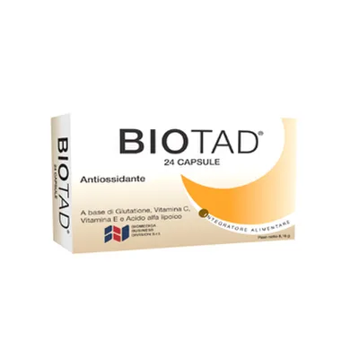 Biotad Integratore Antiossidante Glutatione Vitamina E 24 Capsule
