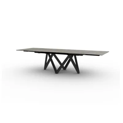 Calligaris OUTLET Tavolo allungabile Cartesio CS4111-R 160 MTO - basamento in frassino P15L e piano in ceramica P1C da 160x90cm