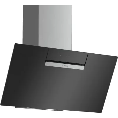 Bosch Cappa a muro aspirante DWK87EM60 finitura nero da 80 cm - Serie 2