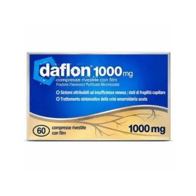 DAFLON 60 COMPRESSE RIVESTITE 1000MG