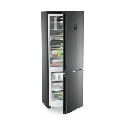 Liebherr Frigorifero combinato a libera installazione CBNbsc 778i finitura BlackSteel da 75 cm