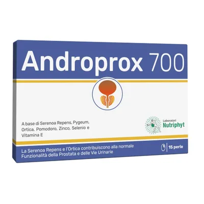 Androprox 700 Integratore Vie Urinarie 15 Perle Softgel