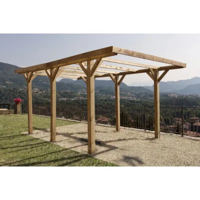 Losa Esterni da vivere Carport singolo senza copertura Eco AC/CARSINGSC