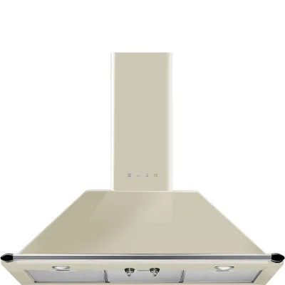 Smeg S Cappa aspirante a parete KT90PE finitura panna da 90 cm