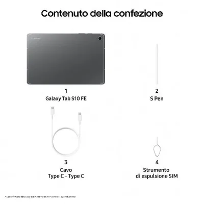 GALAXY TAB S10 FE 5G EE 128GB GRAY SM-X526BZAREEE