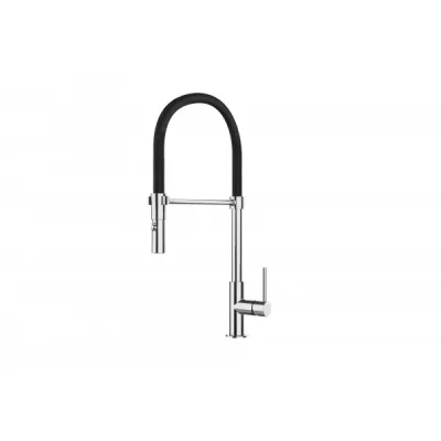 Barazza Miscelatore con doccia con doppia erograzione 1RUBSP1 finitura inox cromato - IN PROMOZIONE FINO AL 6/07