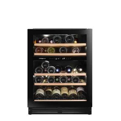 Avintage Cantinetta vino sottopiano da incasso AVU51D82 finitura nero da 60 cm