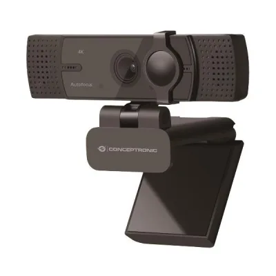WEBCAM 4K 8.3MP AUTOFOCUS CON DOPPIO MICROFONO, 120&deg GRANDANGOLO AMDIS08B