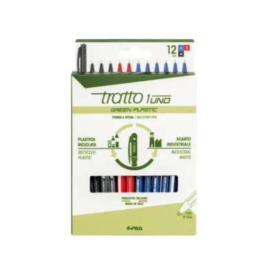 TRATTO CF12 TRATTO1 GREEN PLAST 3 COL.ASS. F04020000