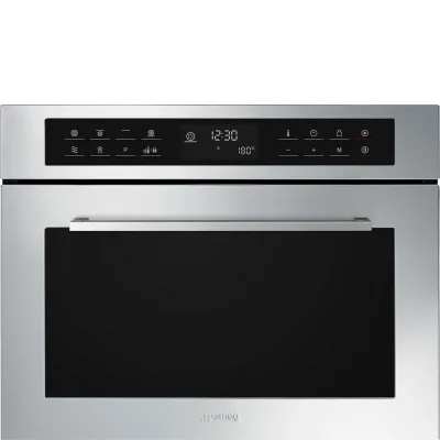 Smeg Forno compatto combinato microonde SF4400MCX1 finitura inox antimpronta da 60 cm - IN PROMOZIONE FINO AL 30/06
