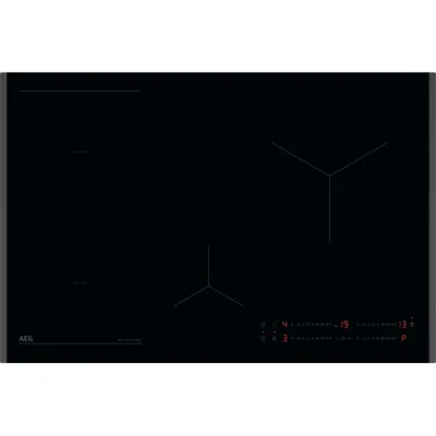 AEG Piano cottura a induzione NIO 84B00 FB in vetroceramica nero da 80 cm