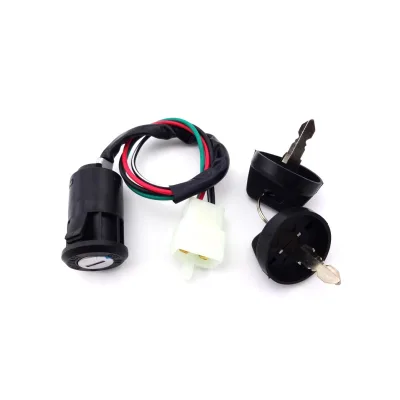Interruttore a chiave di accensione a 4 fili per 50 70 90 110 125cc Quad ATV Go Kart TAOTAO