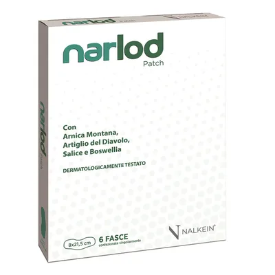 Narlod patch 8x21,5 cm 6 pezzi