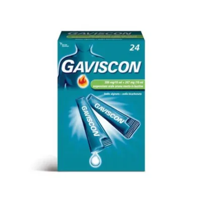GAVISCON 24 BUSTINE 500+267MG/10ML