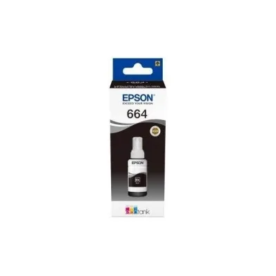 CARTUCCIA ORIGINALE EPSON C13T664140 T6641 664 NERO EcoTank ET-14000