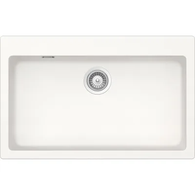 Schock Lavello una vasca SIGNUS N100XL SIGN100A99 finitura bianco puro da 79x50 cm