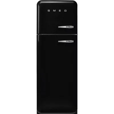 PRONTA CONSEGNA - Smeg Frigorifero doppia porta con cerniere a sinistra a libera installazione FAB30LBL6 finitura nero da 60 cm - IN PROMOZIONE FINO AL 5/09