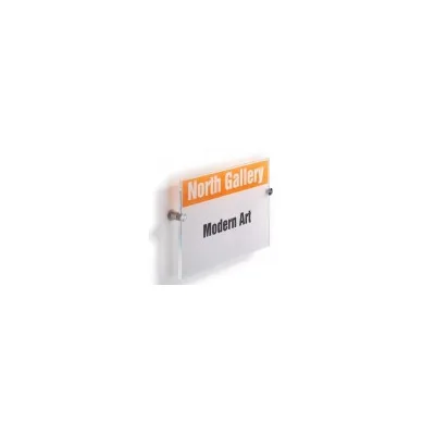 DURABLE CRYSTAL SIGN 210 X 297 MM. TARGA PE 4825-19