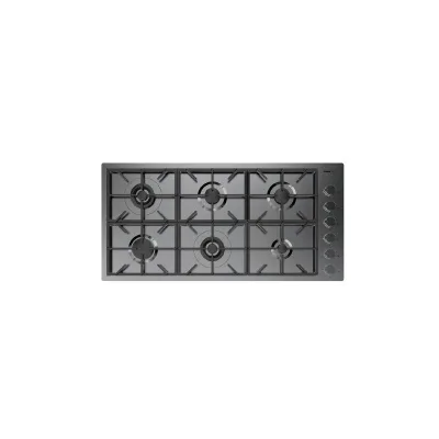 Foster Piano cottura a gas 7639 006 finitura acciaio PVD gun metal da 115 cm