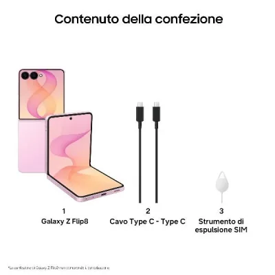 GALAXY FLIP8 12+512GB PINK SM-F776BLIHEUE